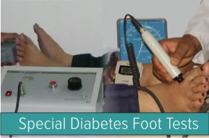 Special tests for early detection of Diabetic Foot and Heart Problems Biothesiometry & Doppler ABI